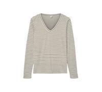 VERO MODA Vmvicky L/S V-Neck Top JRS Btq Blouse, Bouleau/Rayures : Bleu Marine Blazer & Lurex, XS Femmes