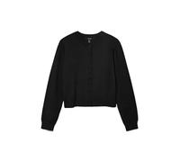 VERO MODA Vmvicky Noos Cardigan à col Rond avec Bouton, Noir, XS