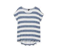 Vero Moda Vmwide Stripe S/L Top GA JRS Noos Femme