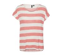 VERO MODA Vmwide Stripe SL Top GA JRS Noos pour Femme, Dubarry, M