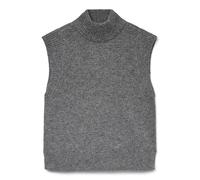 VERO MODA VMWOW Gilet pour Femme, Mélange de Gris Moyen., M