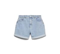 VERO MODA VMZURI HR Loose Shorts Mix Noos, Bleu Jeans Clair, XS Femme