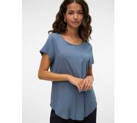 VERO MODA Women blouse short sleeve round neck basic regular fit