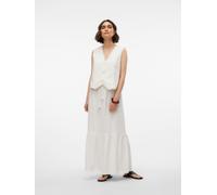 Vero Moda Women's High Waist Long A Line Skirt Blanche-Neige 16 (XL) Female