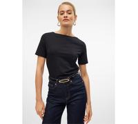 Vero Moda Women's Modal Short-Sleeve Regular Fit T-Shirt Noir 10 Female