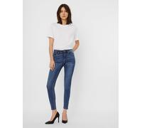 Vero Moda Women's Tilde Midrise Slim Ankle Zipped Skinny Jeans Denim bleu moyen XXS L32 Female