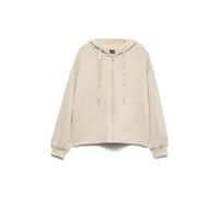 VERO MODA Zip Hoodie Vmhali Ls Sweat à Capuche zippé JRS GA Boo, Crème, S Femmes