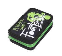 Veroa Trousse à 3 compartiments - Carrée, Ballon de football vert, L, Intéressant