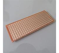 Veroboard Lot de 10 grilles à bandes 2,5 x 6,4 cm Impression prototype papier PCB Platine circuit imprimé universel Bakelite