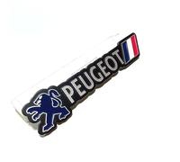 VeroCh 1 Pièces Auto Emblem Logo Autocollant,pour Peugeot 2008 3008 4008 5008 607 RCZ 206 207 301 307 308 408 508,ABS Autocollant Métal Logo 3D Remplacement Étanche Anti Poussière Anti Rayures