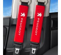 VeroCh 2 pièces Tourner la Fourrure Rembourrage de Ceinture de sécurité, pour Peugeot 107 108 206 207 207 CC 208 307 307 CC 308 308 CC 406 407 Voiture Amovible Ceinture Protecteur Couverture,B