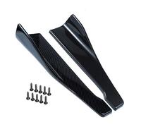 2PCS Voiture ABS Jupes Latérales, pour BMW 1 Series E81 E82 E87 E88 F20 F21 F40 F52 GT 116i M1 M135i (48cm) Jupe Latérale Extensions Diviseur Anti-Collision Séparateurs Car Accessoires