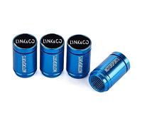 VeroCh 4 Pièces Bouchon Valve Pneu Voiture,Résistant Corrosion Métal Bouchons Valve Voiture avec Logo,pour Lynk & Co 01/02/03/05/03+/06 Alto Across Lgnis Solio Grand,Anti PoussièRe Antivol,B