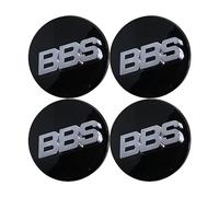 VeroCh 4 Pièces Voiture Moyeu Cache-Moyeux,pour BBS,60mm ABS Enjoliveurs Logo Emblem Centre Design Élégant Étanche Anti Poussière,D
