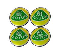 VeroCh 4 Pièces Voiture Moyeu Cache-Moyeux,pour Lotus Elise Exige Evora Evija Emira,60mm ABS Enjoliveurs Logo Emblem Centre Design Élégant Étanche Anti Poussière,C