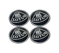 VeroCh 4 Pièces Voiture Moyeu Cache-Moyeux,pour Lotus Elise Exige Evora Evija Emira,60mm ABS Enjoliveurs Logo Emblem Centre Design Élégant Étanche Anti Poussière,A