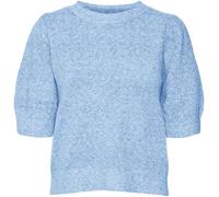 veromoda Pull Vero Moda en maille à col rond et manches bouffantes bleu FR 44 (EU 42)