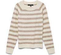 veromoda Vero Moda Pull en maille dos doux au toucher doux Vero Moda crème FR 44 (EU 42)