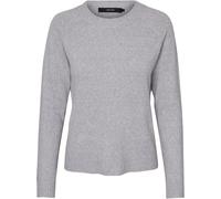 veromoda Vero Moda Pull en maille dos doux au toucher doux Vero Moda Gris XS (FR 36)