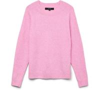 veromoda Vero Moda Pull en maille dos doux au toucher doux Vero Moda Rose FR 38 (EU 36)