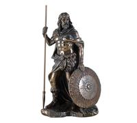 Veronese by Joh. Vogler GmbH Balder Figurine représentant le dieu germanique de la beauté - 22 cm - Asen Asgard - Corne à anneau