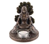 Veronese by Joh. Vogler GmbH Photophore Danu Déesse Celtique Mère du Peuple Tuatha de Danann Figurine Sculpture Multicolore 13 x 12 x 13 cm