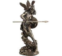 Veronese Déesse Grecque Antique Athéna/Minerve Marchant sur Les Nuages (Statue en Bronze/Sculpture 20,6 cm / 8,11 Pouces)