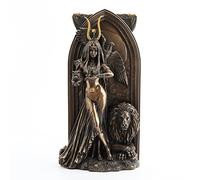 Veronese Design 10 5/8 inch The Priestess Egyptian Goddess Resin Statue Bronze Finish