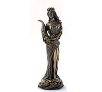 Veronese Design 18,4 cm blindé Grec Déesse Fortuna Figurine en Bronze coulé à Froid