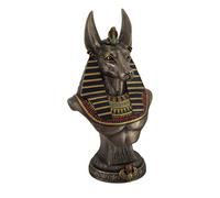 Veronese Design Ancien Buste égyptien du Dieu Jackal Anubis Finition Bronze