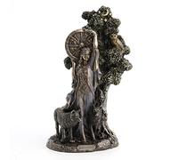 Veronese Design Arianrhod Statue en résine coulée à Froid Finition Bronze Antique 24,1 cm