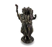 Veronese Design Bronze Finish Triple Form Hecate Greek Goddess of Magic Statue