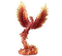 Veronese Design Figurine en résine peinte à la main en forme de phénix de 16 cm