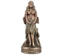 Veronese Design Figurine miniature de collection Danu la déesse irlandaise en polyrésine peinte à la main Finition bronze 9,5 cm