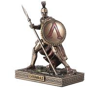 Veronese Design Figurine miniature en résine peinte à la main du roi Leonidas de Sparte 7,6 cm
