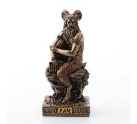 Veronese Design Figurine miniature peinte la main en rsine reprsentant le dieu grec de la nature de 3 3/8 pouces