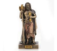 Veronese Design Figurine Miniature Zeus Le Dieu du Ciel, Noir (WU77437AP)