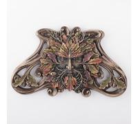 Veronese Design Greenman Plaques murales (bronze coulé à froid, taille M)