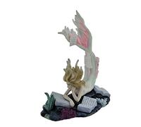 Veronese Design Lost Books by Tiffany Toland-Scott Reading Mermaid Statue