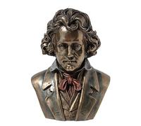 Veronese Design Ludwig Van Beethoven Figurine réaliste en résine coulée à Froid Finition Bronze Antique