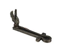 Veronese Design Porte-encens Griffin Ankh égyptien en résine sculptée à la main en bronze peinte à la main 14 cm