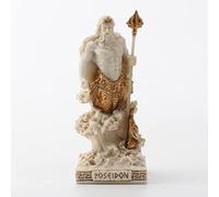 Veronese Design Poseidon WU77443AA Figurine Miniature Dieu de la mer Blanc
