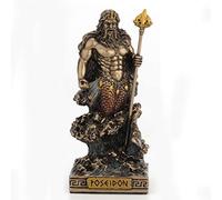 Veronese Design Poseidon WU77443AP Figurine Miniature Dieu de la mer Noir
