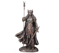 Veronese Design Sculpture de Guerrier Hippolyta La Reine des Amazones en résine coulée à Froid Finition Bronze 24 cm