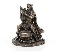 Veronese Design Sculpture en résine Bronze coulée à Froid avec Dieu Celtique Dagda Dagda Roi de Tuatha De Danann 19,5 cm de Haut