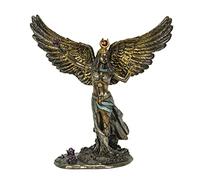 Veronese Design Sculpture en résine déesse égyptienne Isis Finition Bronze 29 cm