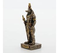 Veronese Design Sobek Figurine Miniature en résine Peinte à la Main Finition Bronze 9,5 cm