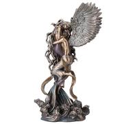 Veronese Design Statue d'ange et Sirène Impossible Love par L'Artiste Selina Fenech