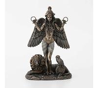 Veronese Design Statue d'autel en résine coulée à Froid Ishtar la Reine du Ciel Ishtar la Reine du Ciel - Finition Bronze Antique - Décoration Wiccan - Cadeaux païens - 21,5 cm