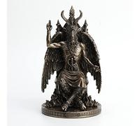 Veronese Design Statue de Baphomet en résine Bronze Antique Cadeau Occulte 24 cm